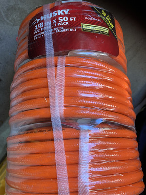 #ad #ad Husky 3 8 in. x 50 ft. PVC Air Hose 3 Pack Orange NWT $59.99