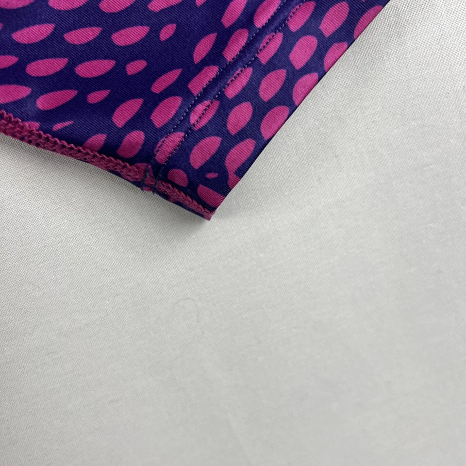 Camiseta Nike Pro Active para mujer talla M rosa ajustada cuello en V Dri-Fit manga larga Foto 2 de 4