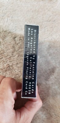Jeu De Cartes Fontaine Black Holo - Pré-édition Limitée à 500 - Neuf Sous Blister