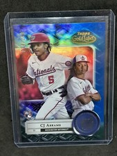 2022 Gold Label Base Class 1 Blue #38 CJ Abrams /150 - Washington Nationals B3