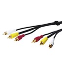 Cables y adaptadores de audio de RCA macho a RCA macho para TV y Home Audio