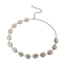 WOMAN'S CONCHO CHAIN BELT GYPSY BOHO