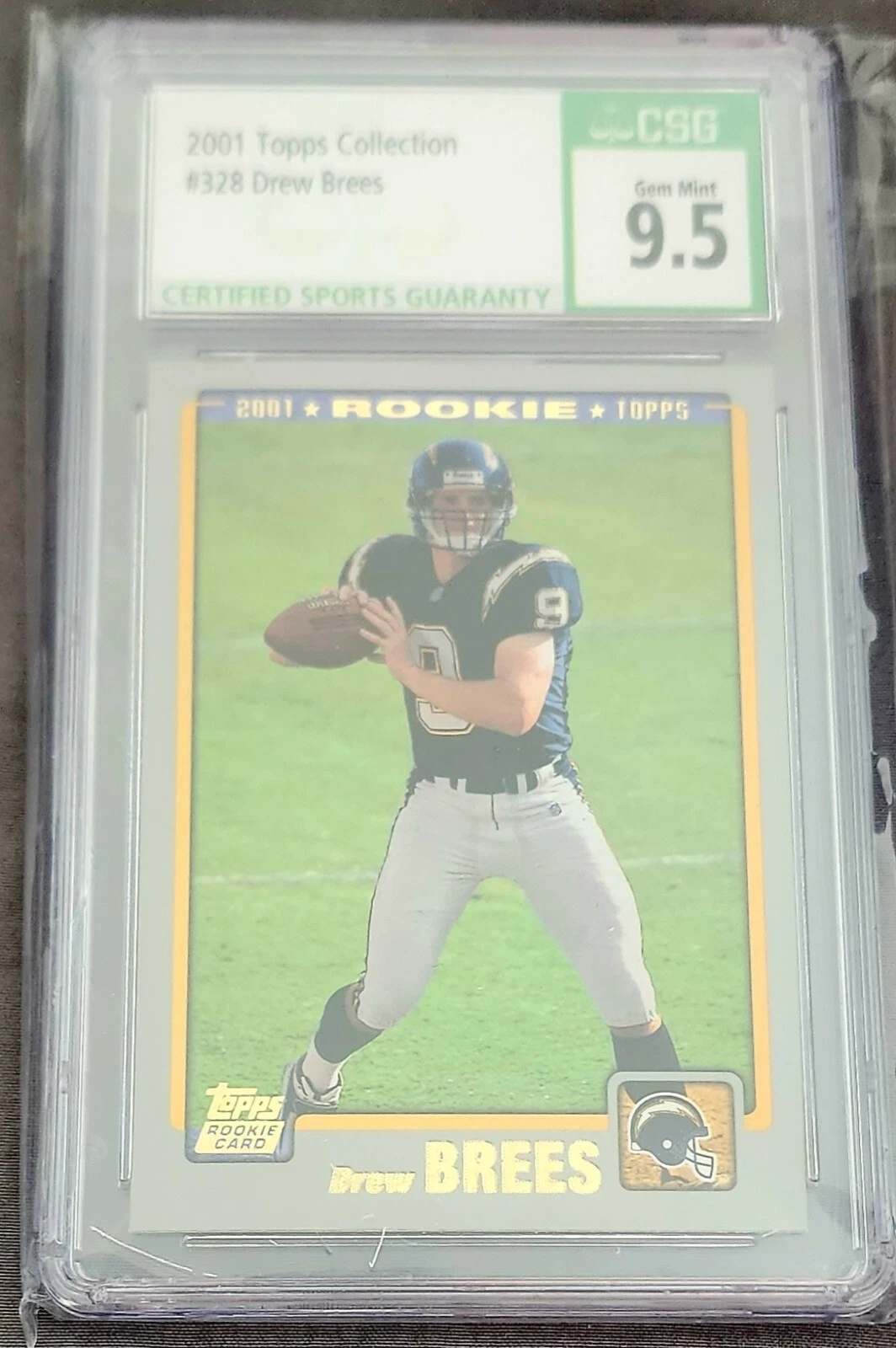 Drew Brees trading card