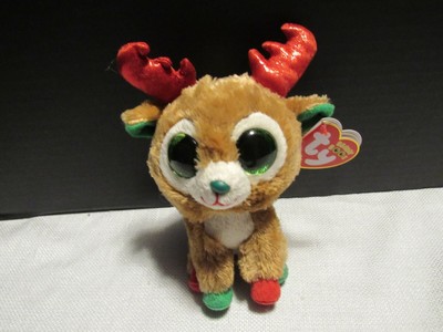 RARE NWT Ty Beanie Boo ALPINE the Reindeer 9