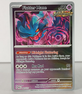 Flutter Mane - Prismatic Evolutions - 043/131 - Pokemon TCG - Reverse Holo Rare