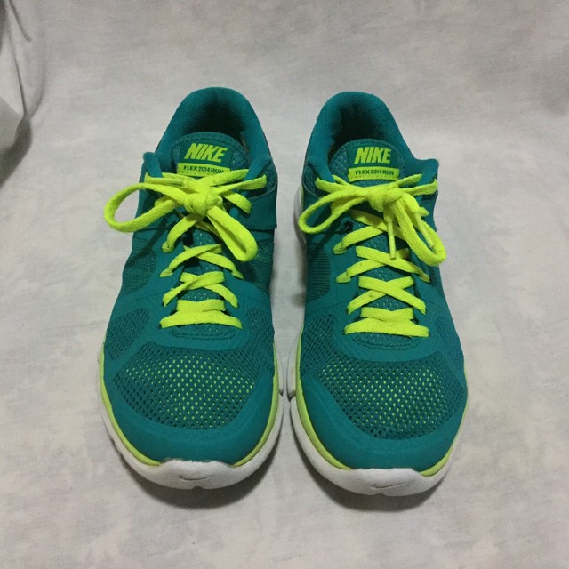 Nike Flex 2014 Run Running Shoes Teal Size 7.5 Women`s eBay