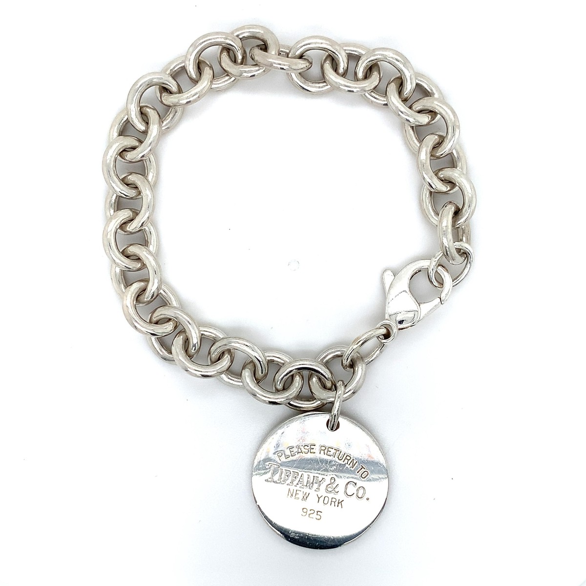 Tiffany & Co. Sterling Silver Return to Tiffany Round Circle Tag