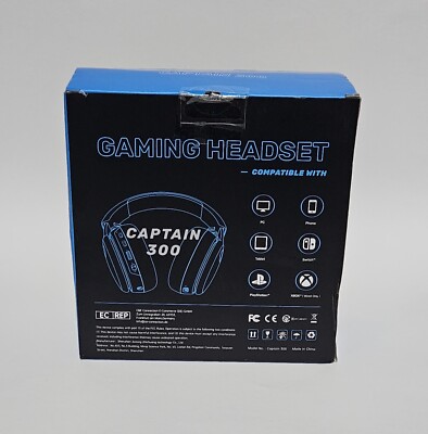 Captain 300 Gaming Headset XBox Playstation More, Mic, Stereo Sound