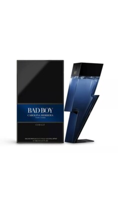 Carolina Herrera Bad Boy Cobalt Elixir Eau De Parfum Spray, 3.4 Ounce