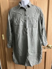 Old Navy Women’s M Long Sleeve 1/2 Button Shirt Dress