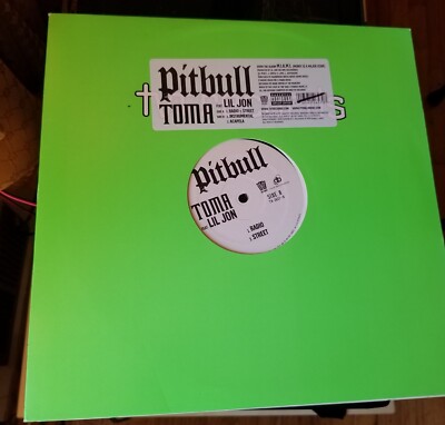Pitbull Featuring. Lil Jon ''Toma'' 2004 12'' Vinyl Single TVT Records