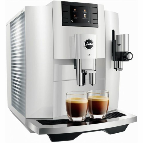 JURA E8 coffee machine Piano White 