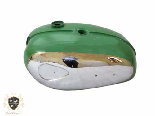 BSA A65 THUNDERBOLT GREEN PAINTED CHROME GAS FUEL PETROL TANK |Fit