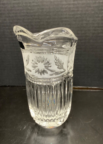 Vintage jugoslawischer geschliffener Kristall 26 Unzen Wasser-/Teekrug - nie benutzt - Bild 3 von 9
