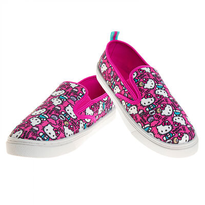 Hello Kitty Collage Low Top Kid's Sneakers Pink