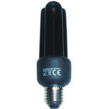 LAMPADINA LAMPADA WOOD BLACK ATTACCO E27 25W EFFETTO WOOD REAGENTE UV BIANCO