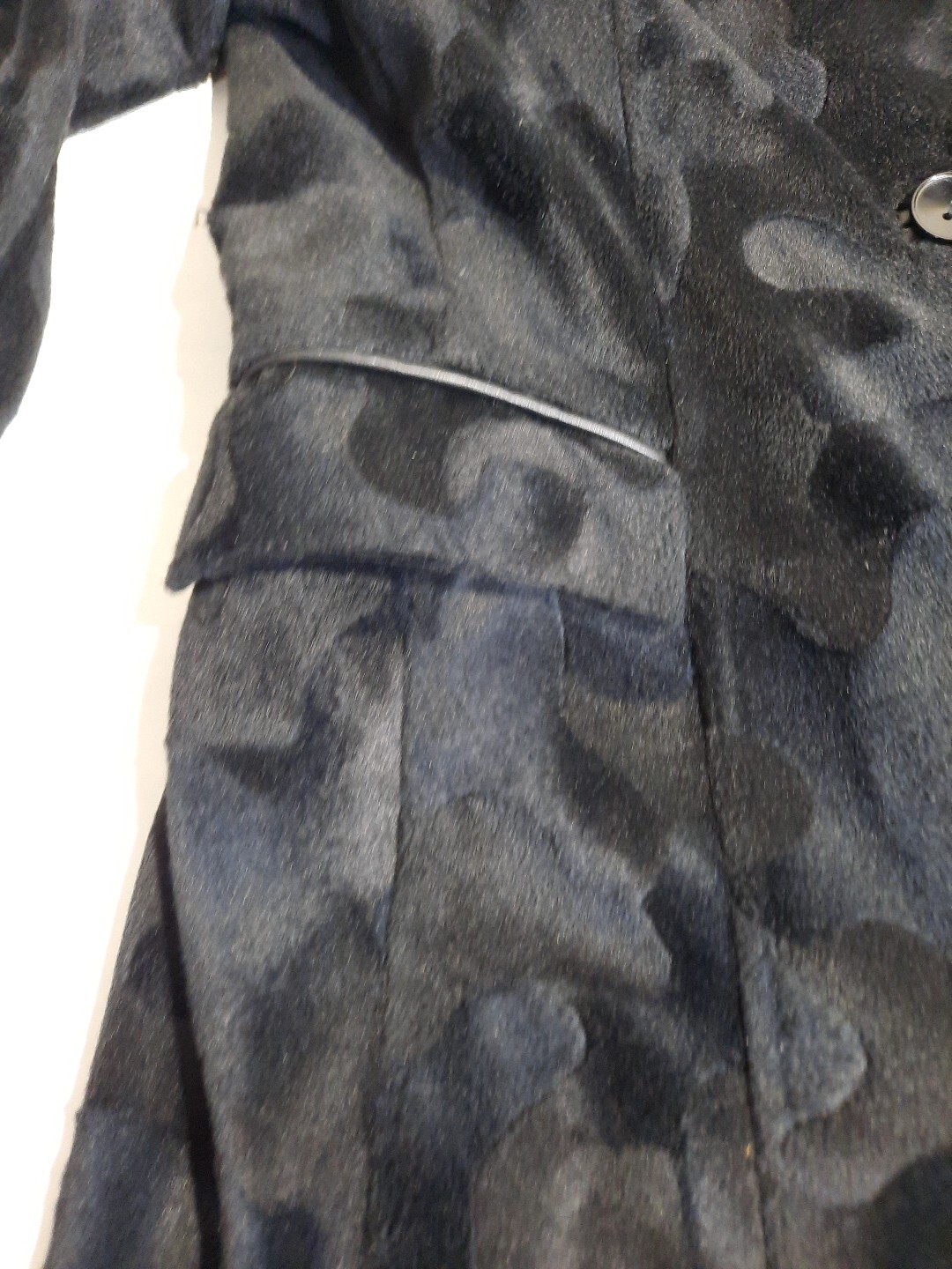 Women's Mudd  Coat Jacket Black Button Lightweigh… - image 3