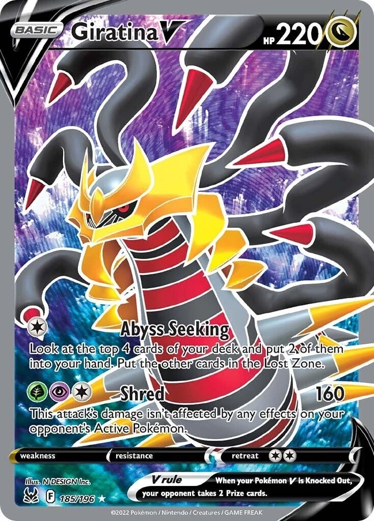 First look at Giratina V special art from Lost Abyss/Lost Origin