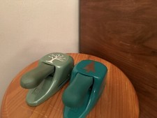 EK Success Paper Punch Shapers Pair of Two Trees Winter Fall Pine Crafting