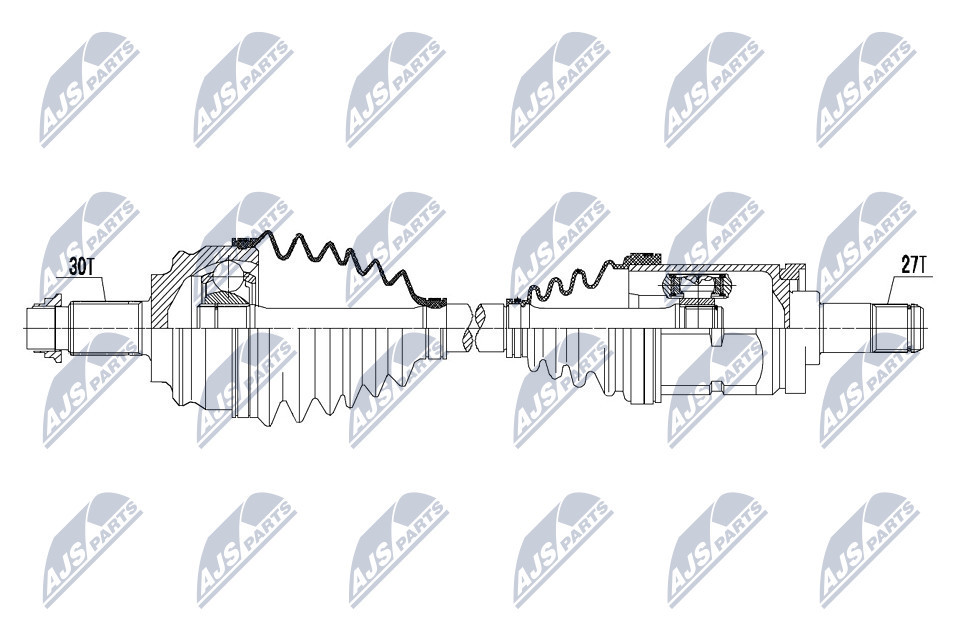 DRIVE SHAFT NPW-BM-115 FOR BMW X5/SAV/E53 M57D30 M54B30 3.0L M57D30 2.9L 6cyl - Image 8