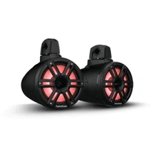 Rockford Fosgate M2 8" Color Optix 2-Way Horn Loaded Wake Tower Speakers - Black