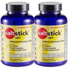 SaltStick Caps Electrolyte Replacement 100 Count 200 Capsules 
