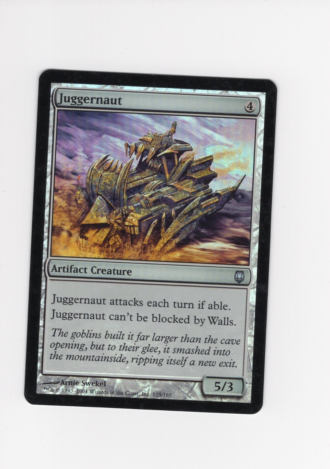 Juggernaut FOIL Darksteel LP MTG Magic the Gathering 1