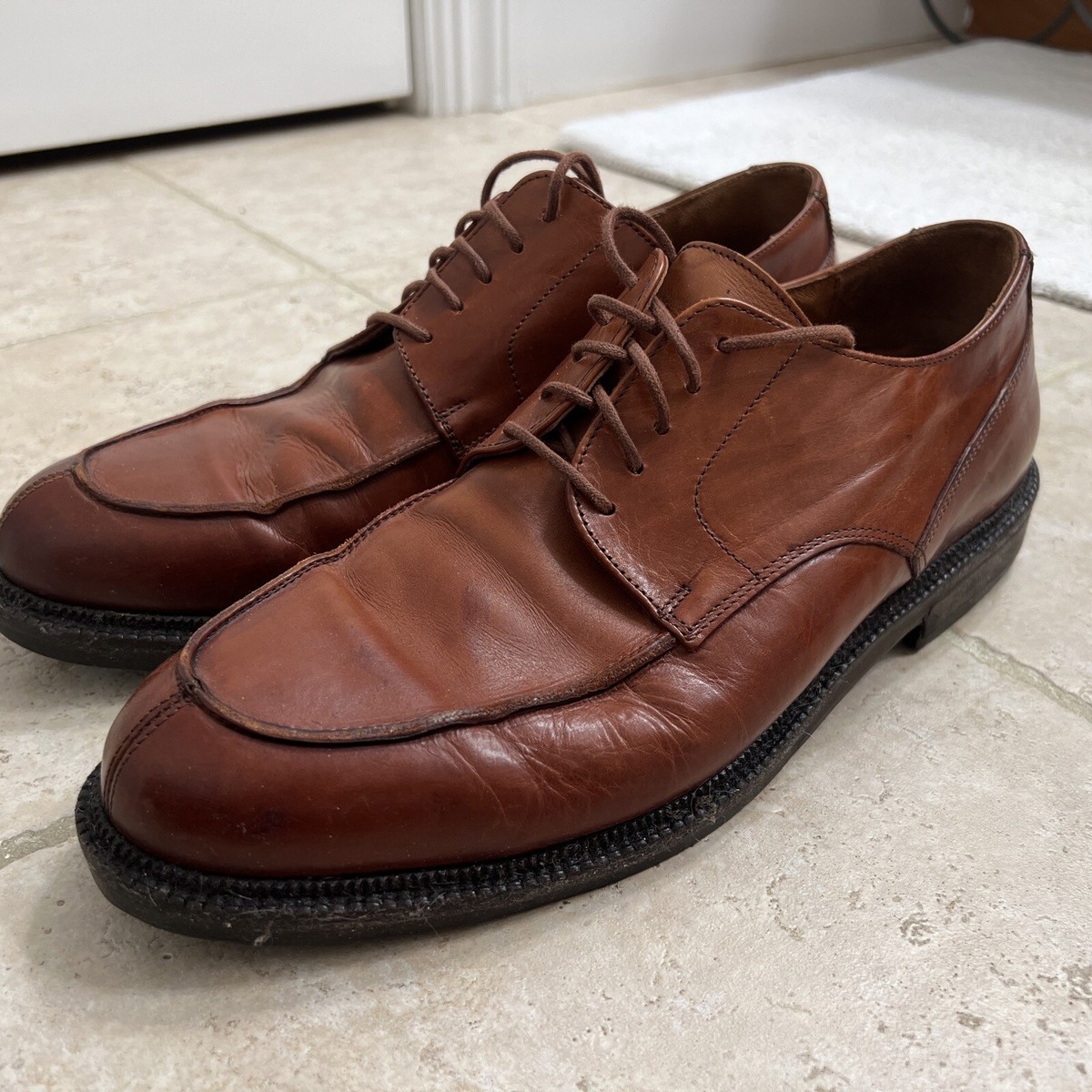 ジョンストンアンドマーフィー パスポート オックスフォードシューズ ブラウン Johnston & Murphy Passport Oxford Shoe Men US 10 M Brown