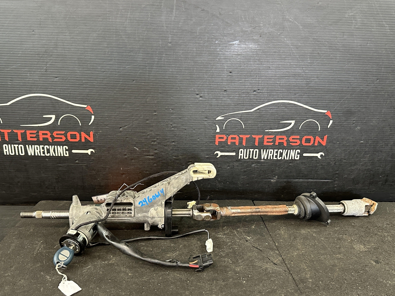 03-07 MASERATI COUPE GT STEERING COLUMN SHAFT IGNITION SWITCH & KEY 0265005411