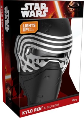 Star Wars Kylo Ren Helm 3D Deko Licht FX 11,6'' 2015 LED Wand-/Raumleuchte Neu