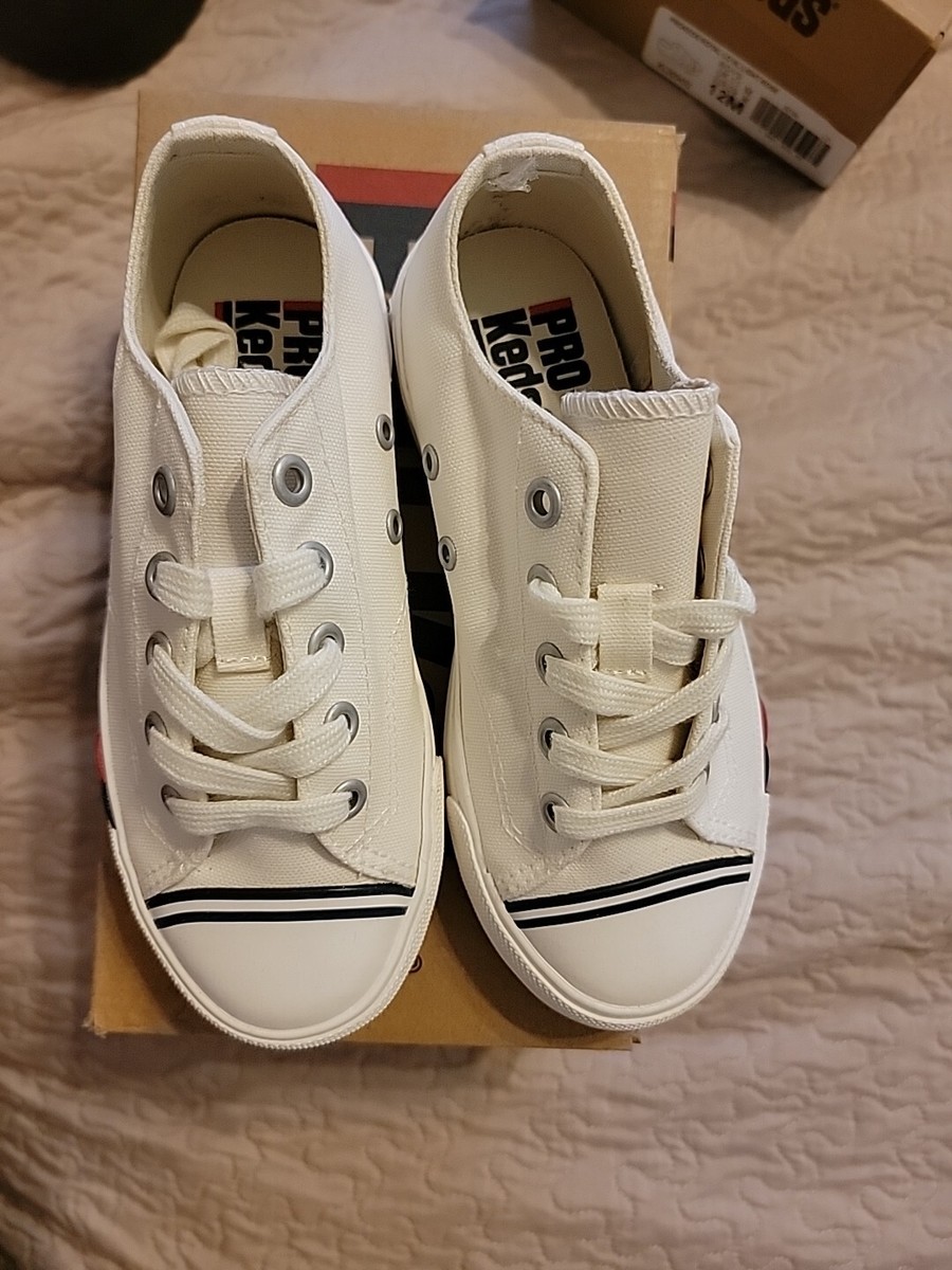 小物 KING PRO-Keds Royal Lo Classic Canvas [White, Size 11m ] Girls