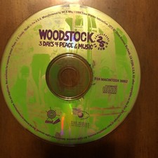 woodstock 3 days of peace and music CD-ROM