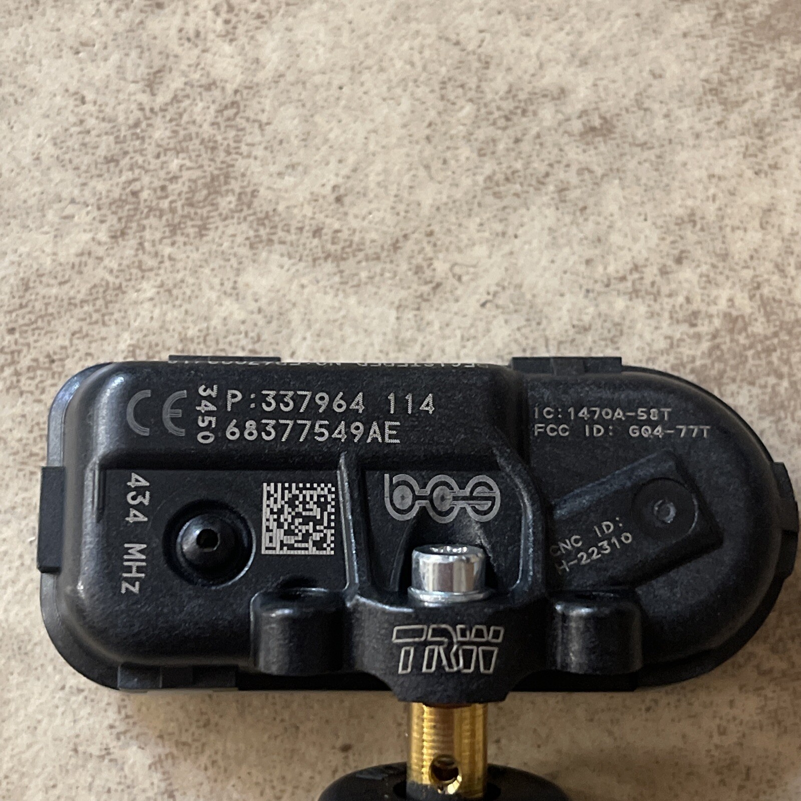 Genuine Mopar Tire Pressure Sensor Rear Inner 68377549AE eBay