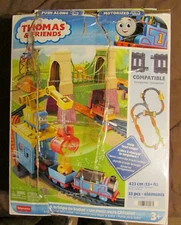 Thomas Bridge to Sodor Motorized Toy Train & Track Set 33 PC Preschool Toys Read