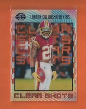 2019 PANINI ILLUSIONS CLEAR SHOTS BLUE LANDON COLLINS #d 043/299 REDSKINS