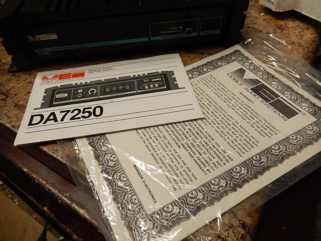 MEI Digital Compatible 2 Channel Power Amplifier / Amp Model DA7250 ...