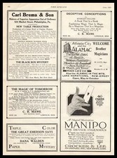 1920 Carl Brema & Son "Black Box Mystery" Magic Trick $12.00 Vintage Print Ad