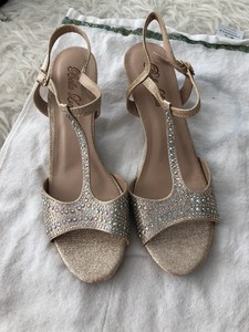rose gold prom shoes