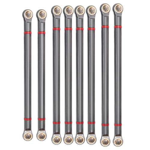 Alloy Complete Upper&Lower Rod Links Linkage Set for 1/10 RC Axial SCX10 Crawler - Picture 7 of 10