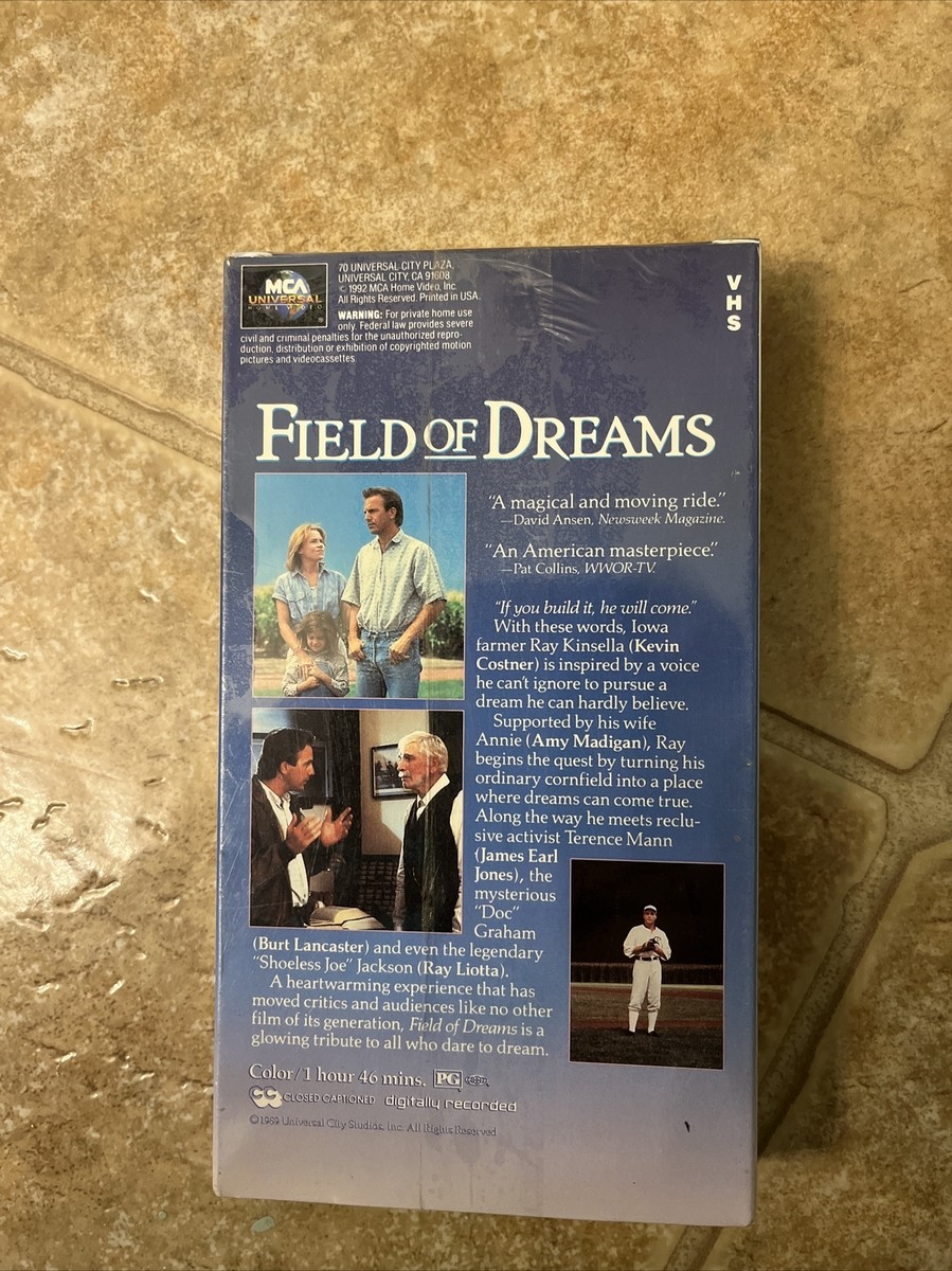 Field of Dreams McDonalds Promo VHS Video Tape Kevin Costner BRAND