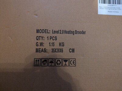 10'' Chicken Brooder for 20 Chicks Anti-Scald Aluminum Plate Chick Brooder Heater