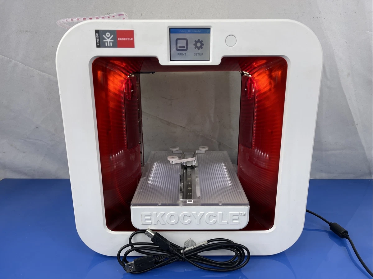 The EKOCYCLE Cube Personal 3D Printer Recycle &amp; Remake | eBay