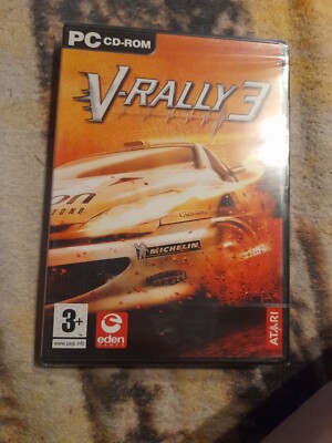 Erleben Sie den Nervenkitzel des Rallye-Sports: V-Rally 3 PC Spiel - NEU&OVP !