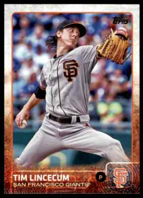 2015 Topps Series 1 Tim Lincecum #138 San Francisco Giants