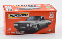Matchbox Superfast 1960 Chevy El Camino 29/2023. Power Grabs. Box & Modell
