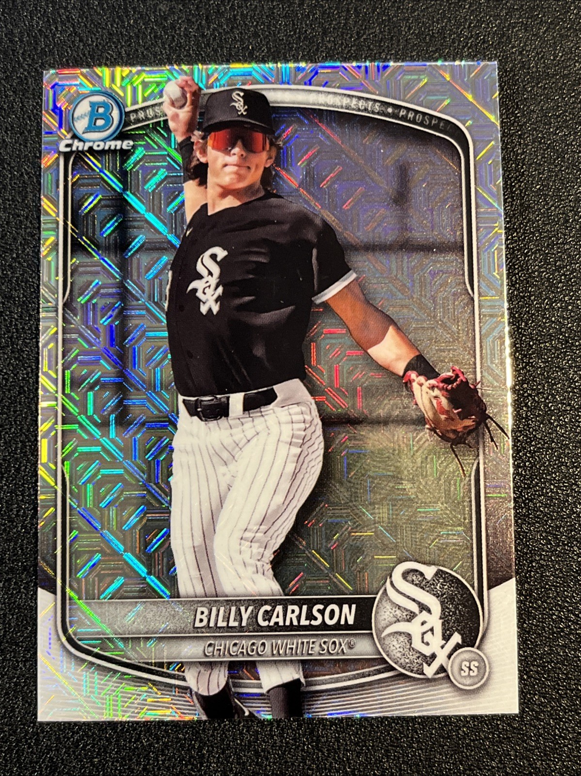 2025 Bowman Draft - Chrome Image Variation Billy Carlson #BDC-10 Mojo Refractor