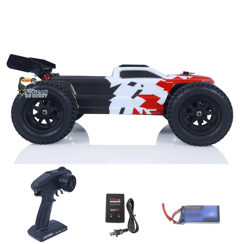 1:10 4*4 RTR RC Racing Truck 90KM/H Car Nylon Frame Carbon Fiber Shock Towers - Image 4 of 4