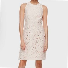 Kate Spade NY Rosedew Pink Floral Cutwork Eyelet A-line Dress Size 00 Wedding