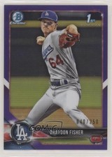 2018 Bowman Draft Chrome Purple Refractor 40/250 Braydon Fisher #BDC-82 p7m
