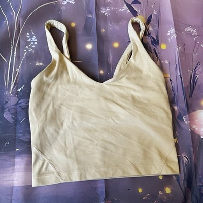 Lululemon Align Tank Top - Prosecco Size 2 Nude Beige Athletic Sports Bra